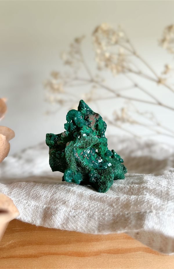 Malachite con Dioptasio