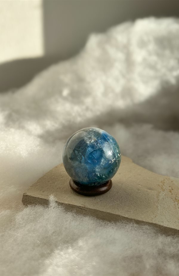 sfera in Fluorite Blu