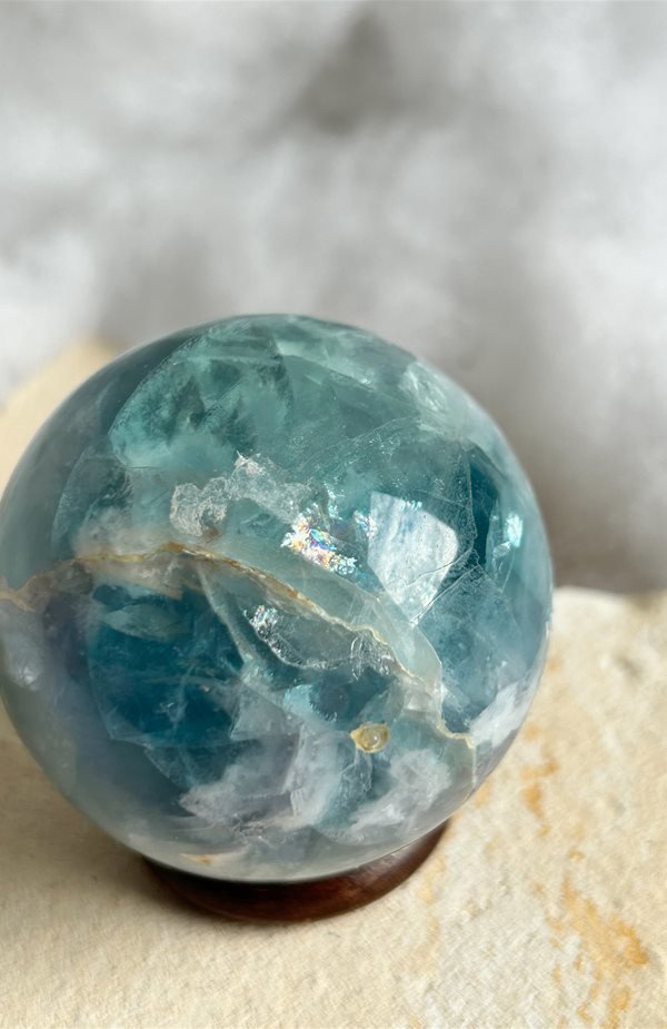 sfera in Fluorite Verde