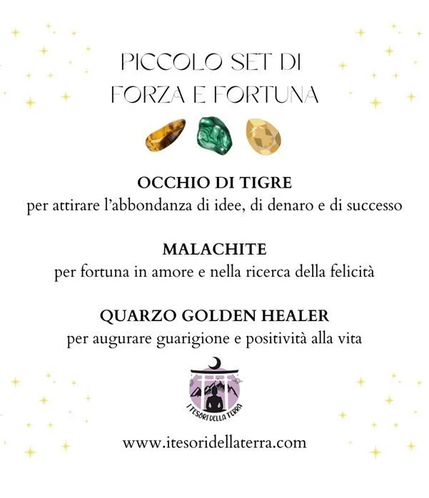 piccolo set di forza e fortuna