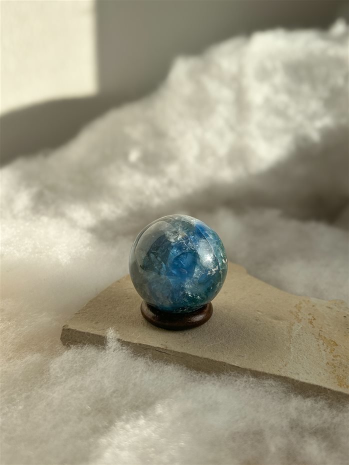 sfera in Fluorite Blu